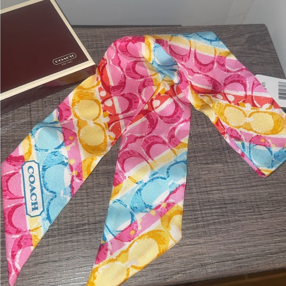 Coach Multicolor Women's Head Scarf
